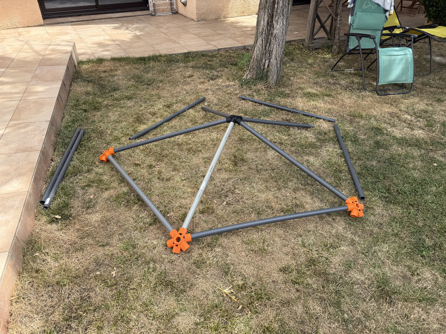 Première étape du dôme